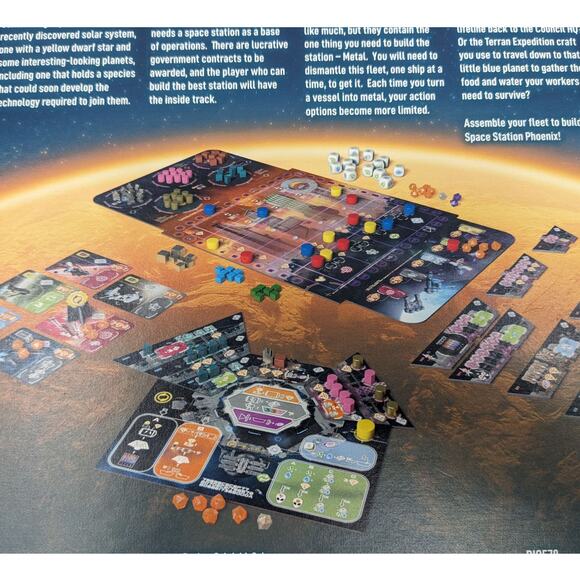 SPACE STATION PHOENIX Complete Board Game Rio Grande Gabriel Cohn Free Shipping! - Picture 10 of 10